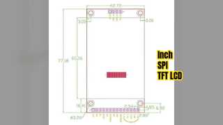 。インチ SPI TFT LCD タッチ ディスプレイ ILI 0x0