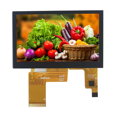 良い価格 4.3inch 800x480 Ipsの容量性タッチスクリーンST7262 350明るいTFT LCDの表示モジュール オンライン