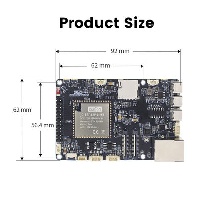 JC-ESP32P4-M3-DEV 最適なディスプレイ性能 ESP32 ディスプレイモジュール Mシリーズ、5V動作電圧、CSI/DSI/USB2.0インターフェース