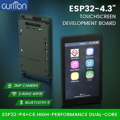 JC4880P443C_I_W_Y ESP32アドバンスドキット：4.3インチ静電容量式ディスプレイ、WiFi 6 (C6)、P4デュアルコア、カメラサポート