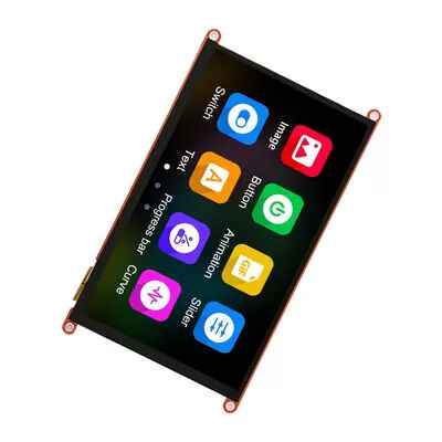 質 5V 動作電圧 HMI ディスプレイモジュール、パネルマウント設計、産業用制御用 3.5 インチサイズ 工場